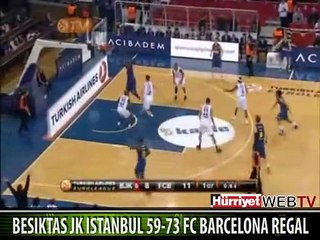 BESIKTAS JK ISTANBUL 59-73 FC BARCELONA REGAL