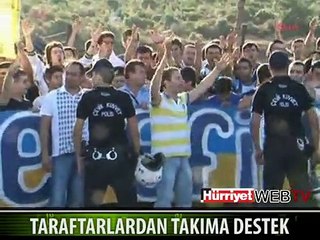 F.BAHÇELİ TARAFTARLAR TAKIMLARINI YALNIZ BIRAKMADILAR
