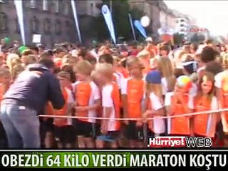 OBEZDİ 64 KİLO VERİP MARATON KOŞTU