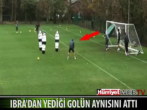 IBRAHIMOVIC'TEN YEDİĞİ GOLÜN AYNISINI ATTI