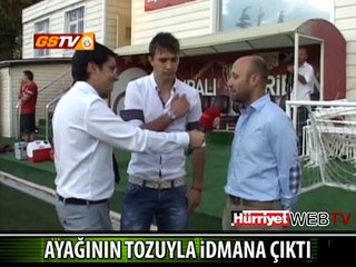 MUSLERA AYAĞININ TOZUYLA İDMANA ÇIKTI