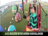 343 BALON AYNI ANDA HAVALANDI