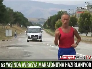 63 YAŞINDA MARATONA HAZIRLANIYOR