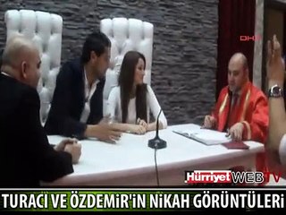 İŞTE ÖNDER TURACI VE AYŞE ÖZDEMİR'İN NİKAH GÖRÜNTÜLERİ