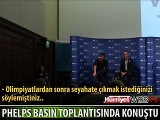 PHELPS HÜRRİYET'İN SORULARINI YANITLADI