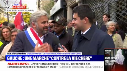 Alexis Corbière sur la grève chez Total: "Leur combat c'est notre combat"