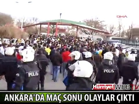 MAÇ SONUNDA OLAYLAR ÇIKTI
