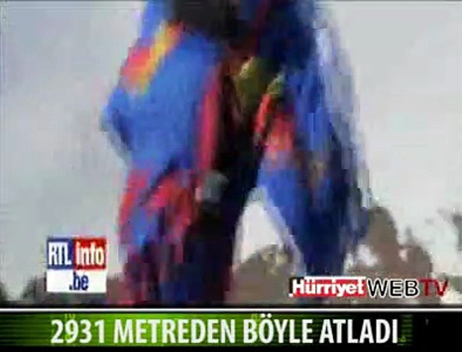 KUŞ ADAM 2931 METREDEN ATLADI
