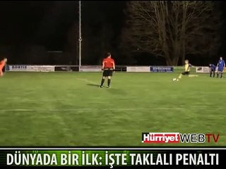 BÖYLE PENALTI ATIŞI GÖRÜLMEDİ