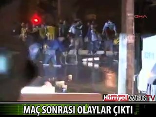 MAÇ SONRASI KADIKÖY'DE OLAYLAR ÇIKTI