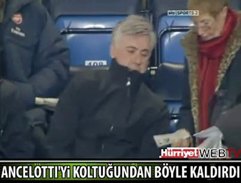 ANCELOTTİ ALAY KONUSU OLDU