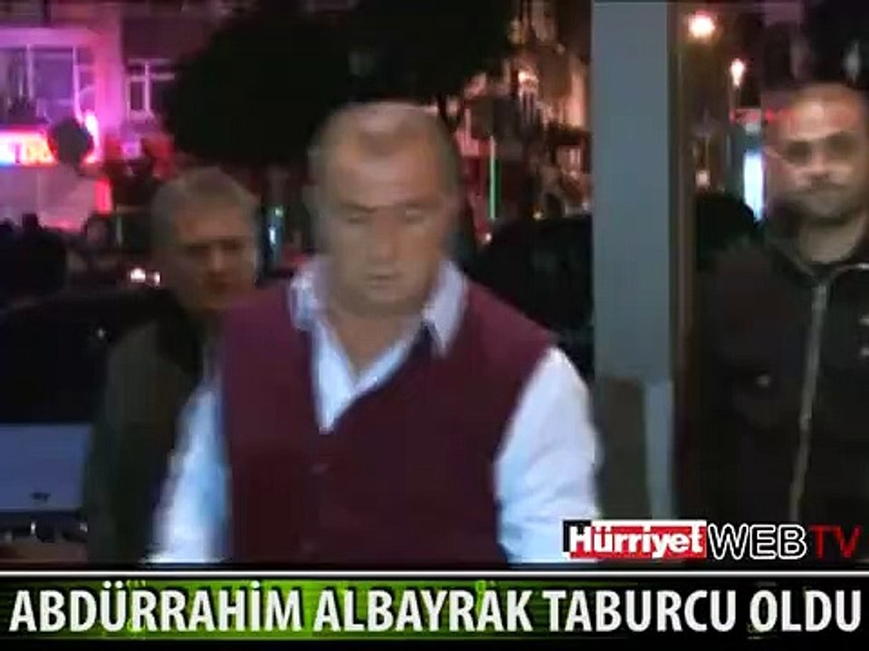 ABDÜRRAHİM ALBAYRAK TABURCU OLDU