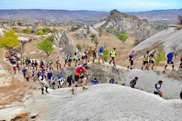 Kapadokya'nın kalbi hafta sonu Ultra-Trail koşusu için attı