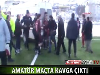 TARAFTARLAR OYUNCULARA VE TEKNİK HEYETE SALDIRDI