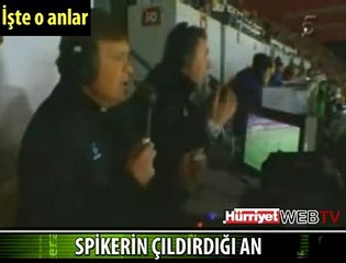 İSPANYOL SPİKER BÖYLE ÇILDIRDI