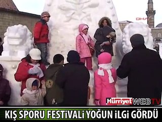 KIŞ SPORU FESTİVALİ YOĞUN İLGİ GÖRÜYOR