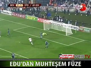 EDU'NUN MERMİ GİBİ ŞUTU 3.GOL OLDU