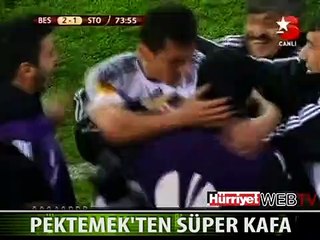 PEKTEMEK'İN MUHTEŞEM KAFA GOLÜ
