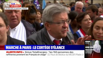Jean-Luc Mélenchon: "Une sorte de front populaire est en cours"