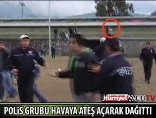 POLİS HAVAYA ATEŞ ETTİ