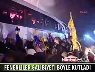 F.BAHÇELİLER ŞAMPİYON GİBİ KARŞILANDI