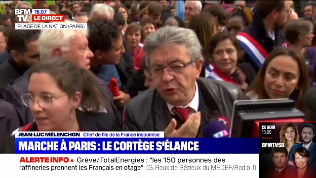 Jean-Luc Mélenchon, à propos d'Emmanuel Macron: Il est en bout de course
