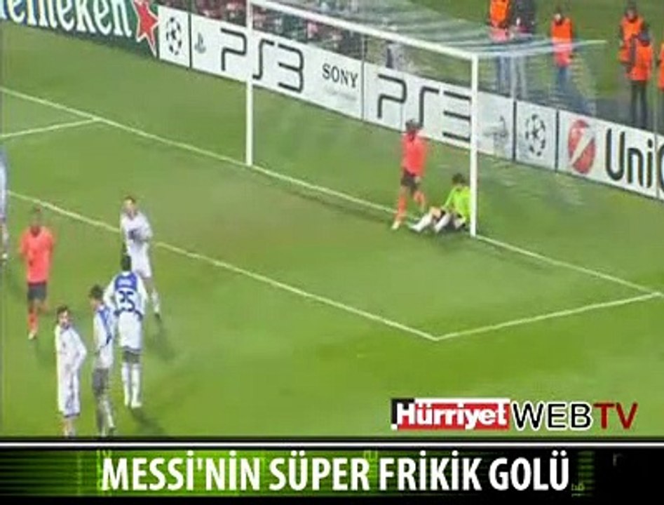 MESSİ'DEN SÜPER FRİKİK GOLÜ