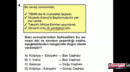 İNKILAP TARİHİ VE ATATÜRKÇÜLÜK SORULARININ ÇÖZÜMLERİ