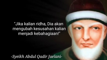 Nasehat_Syeikh Abdul Qodir Jaelani