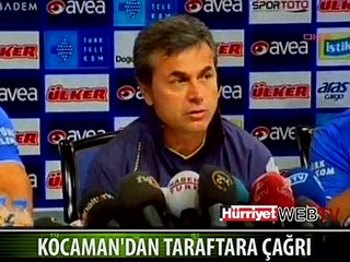 AYKUT KOCAMAN'DAN TARAFTARA ÇAĞRI