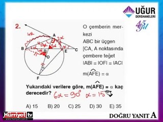 GEOMETRİ SORULARININ ÇÖZÜMLERİ