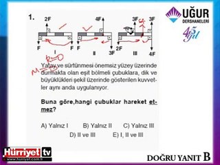 FİZİK SORULARININ ÇÖZÜMLERİ