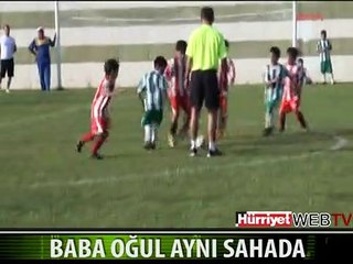 KUDDUSİ MÜFTÜOĞLU, OĞLUNUN MAÇINI YÖNETTİ