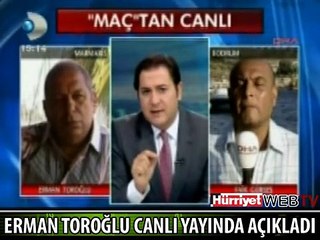ERMAN TOROĞLU'NDAN ŞİKE AÇIKLAMASI