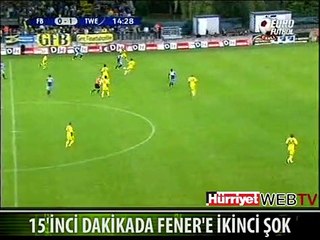 F.BAHÇE'YE 15. DAKİKADA 2. ŞOK