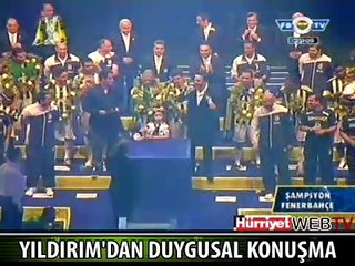 YILDIRIM'DAN DUYGUSAL KONUŞMA