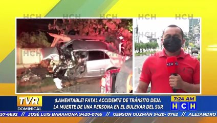 Tải video: Conductor pierde la vida tras fatal accidente de tránsito en bulevar del Sur en San Pedro Sula