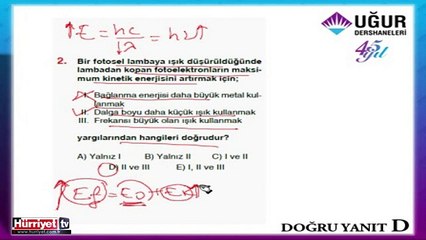 FİZİK SORULARININ ÇÖZÜMLERİ