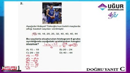 MATEMATİK SORULARININ ÇÖZÜMLERİ