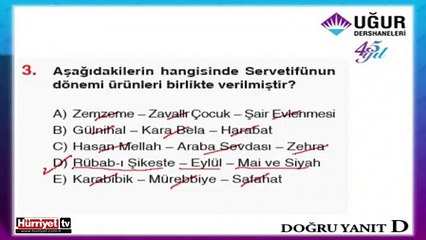 TÜRK DİLİ VE EDEBİYAT SORULARININ ÇÖZÜMLERİ