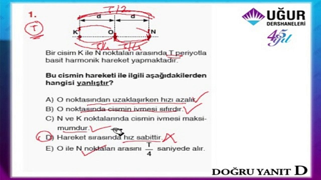 FİZİK SORULARININ ÇÖZÜMÜ