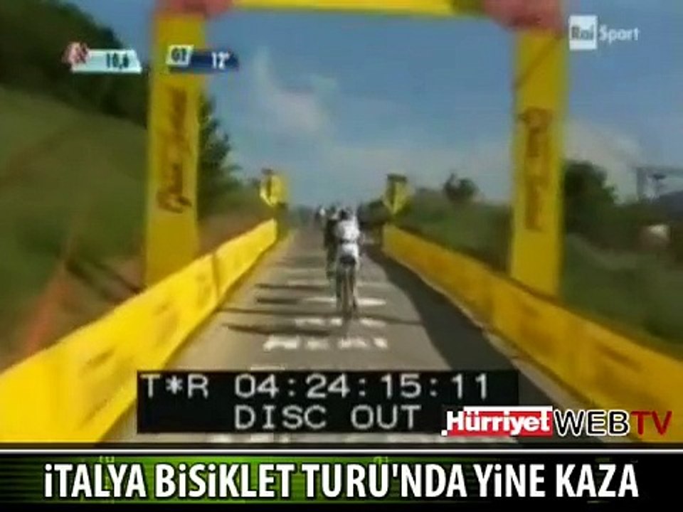 İTALYA BİSİKLET TURU'NDE YİNE KAZA