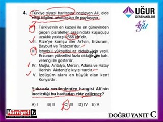 COĞRAFYA SORULARININ ÇÖZÜMLERİ