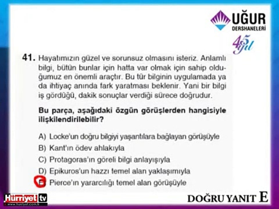 SEÇMELİ DERS SORULARININ ÇÖZÜMLERİ