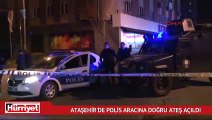 İstanbul'da polis aracına ateş açıldı
