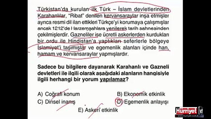 TARİH SORULARININ ÇÖZÜMLERİ
