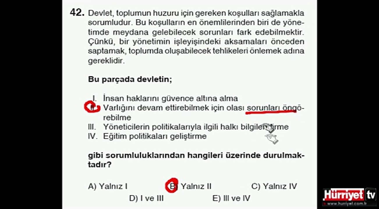 SEÇMELİ DERS SORULARININ ÇÖZÜMLERİ