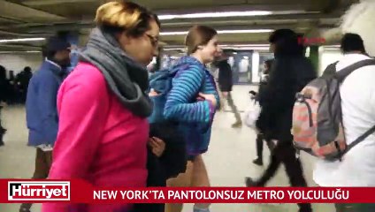 New York’ta pantolonsuz metro yolculuğu