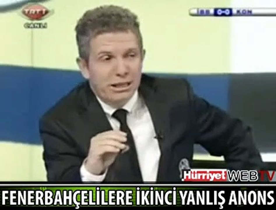 FB'LİLERE YİNE YANLIŞ ANONS
