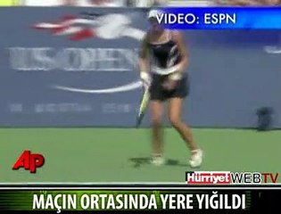 MAÇTA YERE YIĞILDI